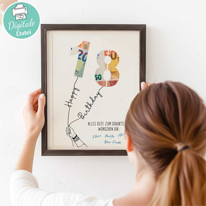 Geldgeschenk zum 18. Geburtstag Herzensprojekt Manufaktur