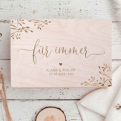Hochzeitskiste Holz
