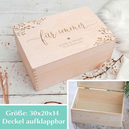 Hochzeitskiste Holz