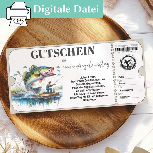 Gutschein Angeln Herzensprojekt Manufaktur