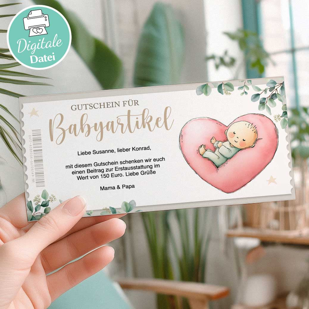 Gutschein Erstausstattung Herzensprojekt Manufaktur