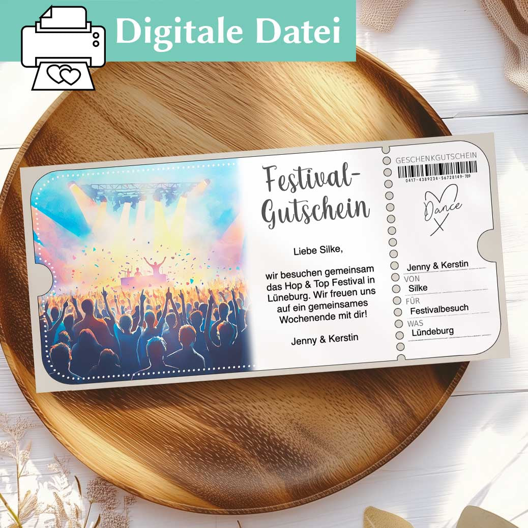 Gutschein Festival Herzensprojekt Manufaktur