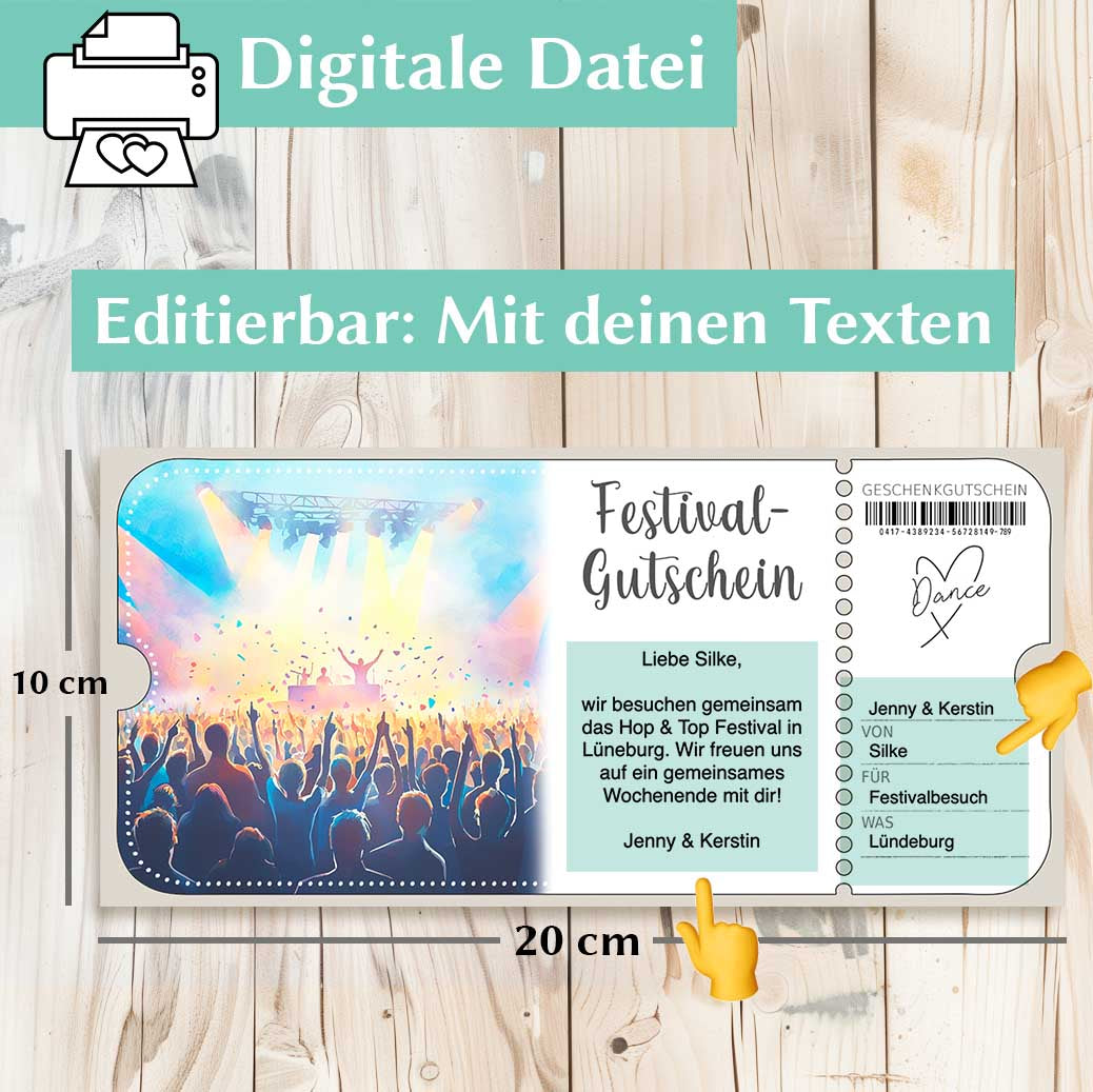 Gutschein Festival Herzensprojekt Manufaktur