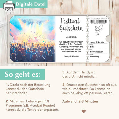 Gutschein Festival Herzensprojekt Manufaktur