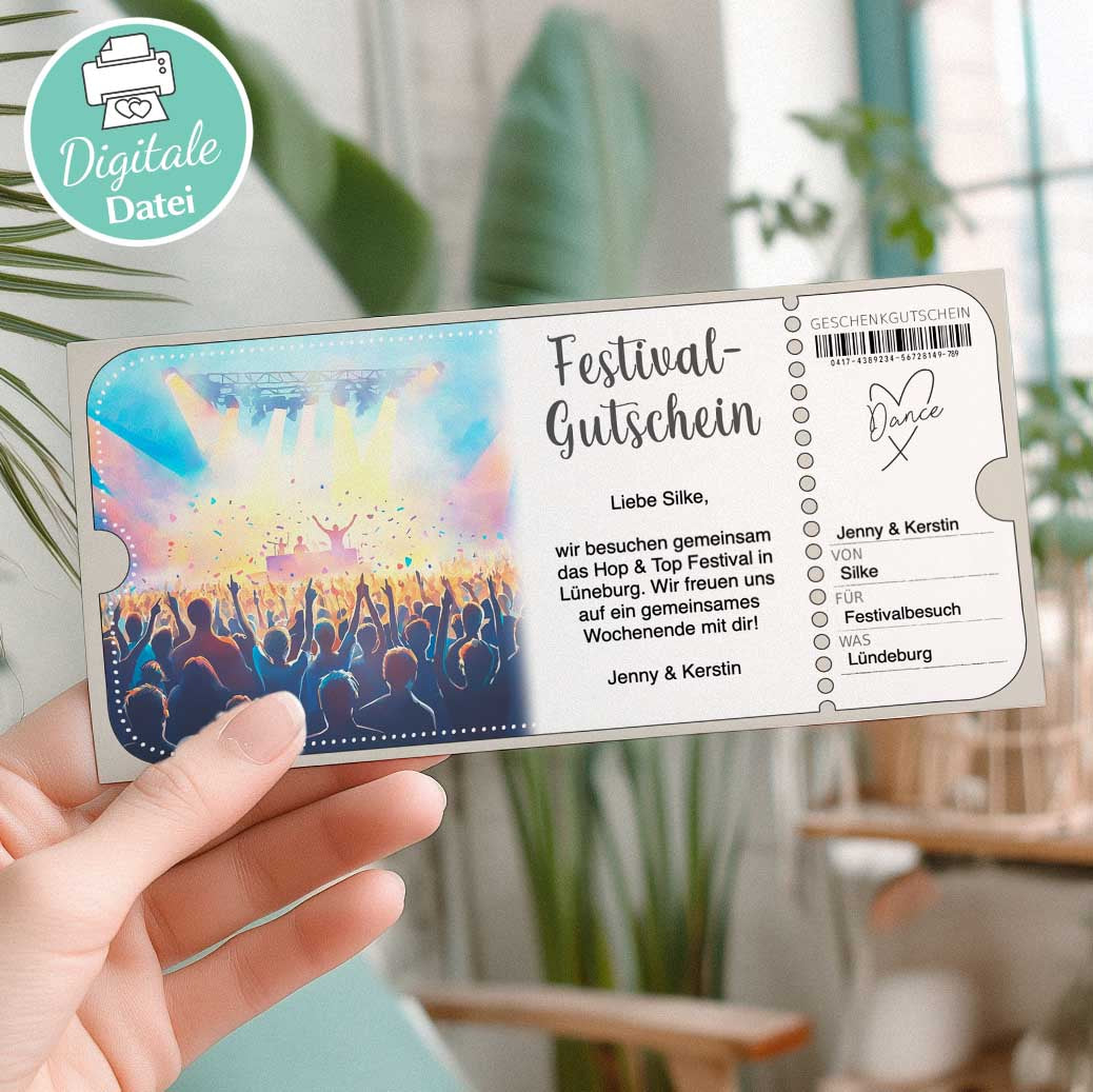 Gutschein Festival Herzensprojekt Manufaktur