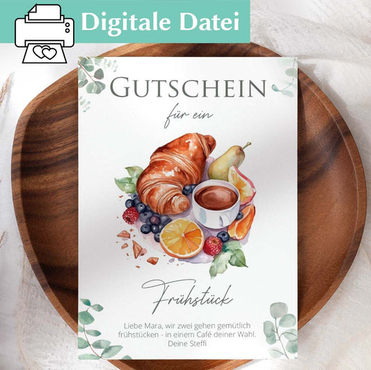 Gutschein Frühstücken Herzensprojekt Manufaktur