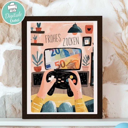 Geldgeschenk Gaming Herzensprojekt Manufaktur