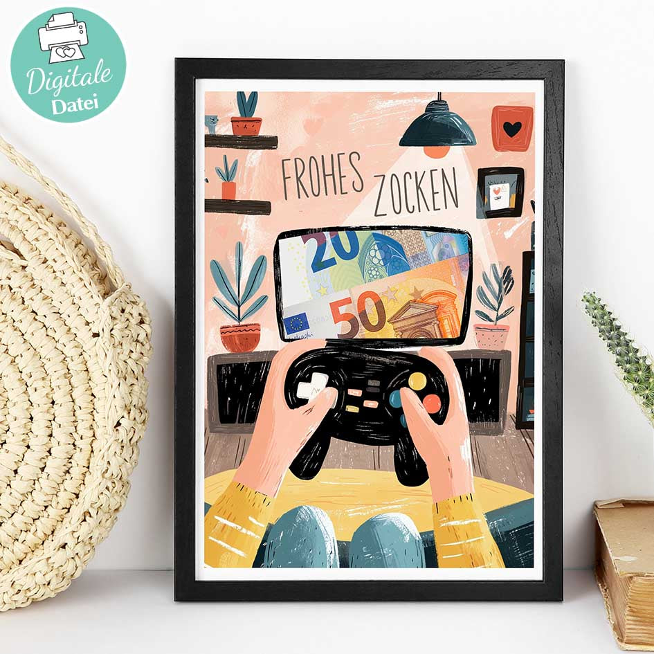 Geldgeschenk Gaming Herzensprojekt Manufaktur