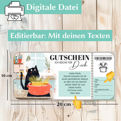Gutschein "Ich koche für dich" Herzensprojekt Manufaktur