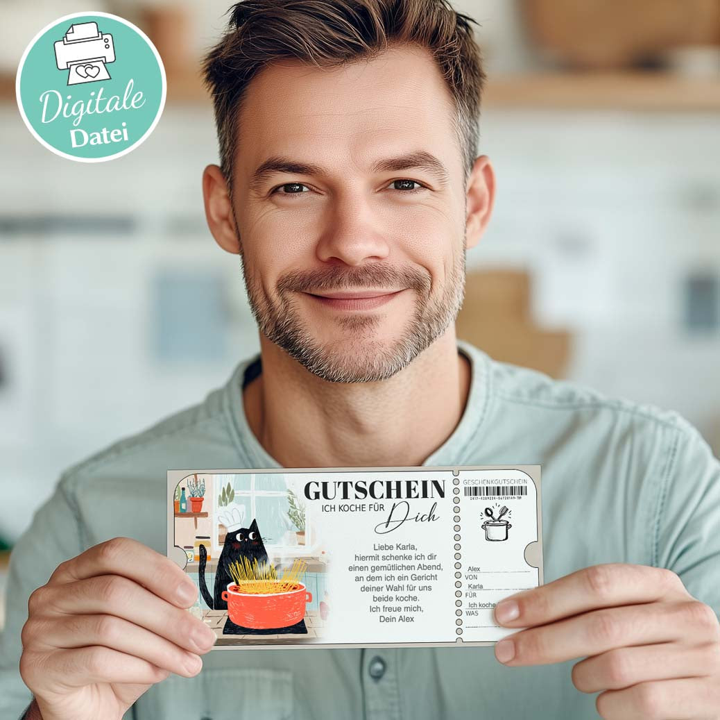 Gutschein "Ich koche für dich" Herzensprojekt Manufaktur