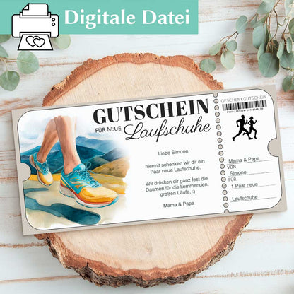 Laufschuhe Gutschein Herzensprojekt Manufaktur