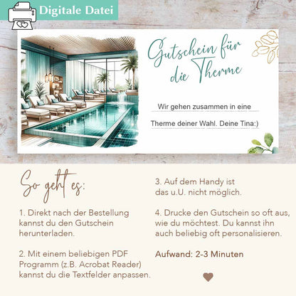 Gutschein Therme Herzensprojekt Manufaktur