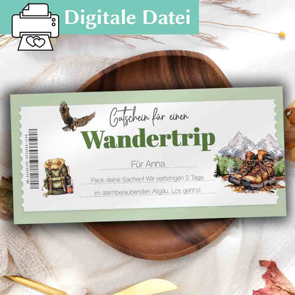 Gutschein Wandern Herzensprojekt Manufaktur