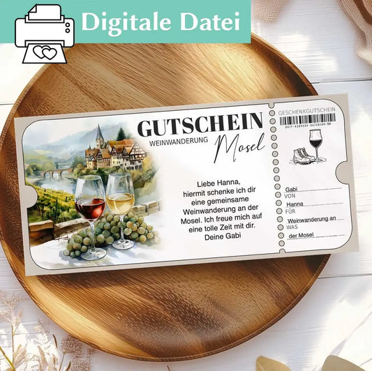 Gutschein Weinwanderung Herzensprojekt Manufaktur