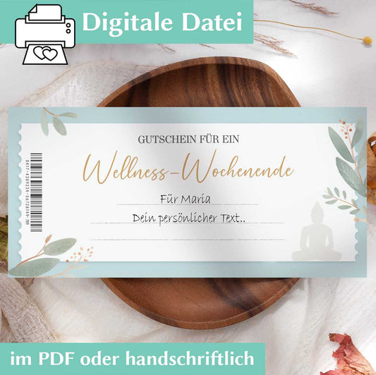 Wellness Wochenende Gutschein Herzensprojekt Manufaktur