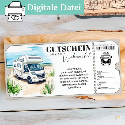 Gutschein Wohnmobil Herzensprojekt Manufaktur