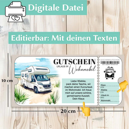 Gutschein Wohnmobil Herzensprojekt Manufaktur