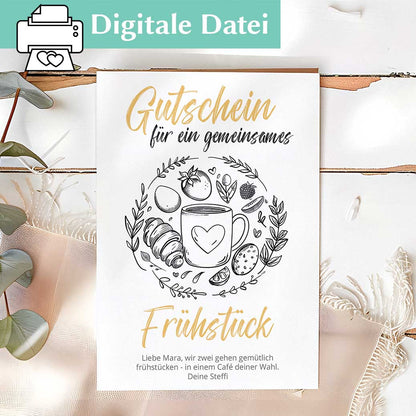 Frühstücksgutschein Herzensprojekt Manufaktur