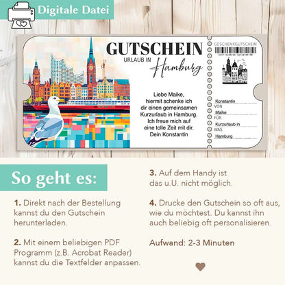 Gutscheinvorlage Hamburg Herzensprojekt Manufaktur
