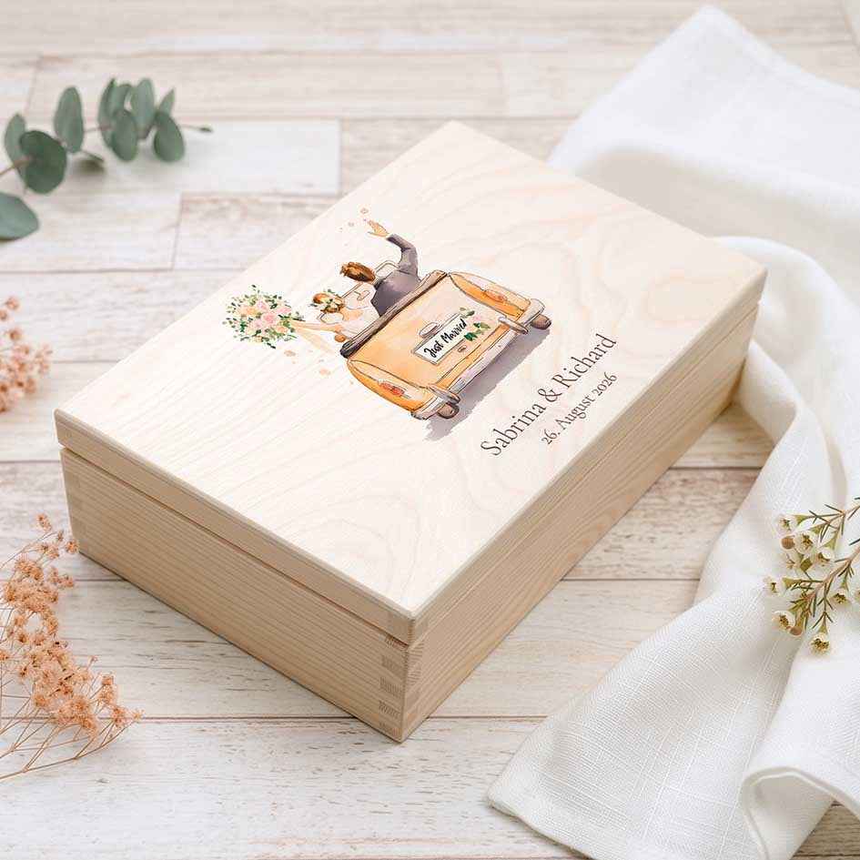Hochzeitsbox "Just married"