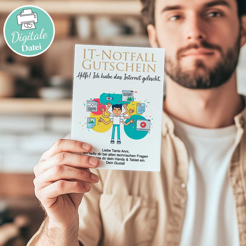 Internet gelöscht Gutschein Herzensprojekt Manufaktur