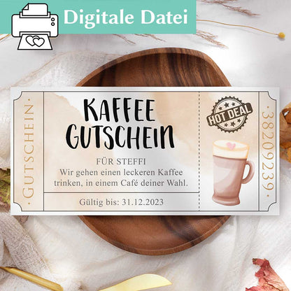 Gutschein Kaffee trinken Herzensprojekt Manufaktur