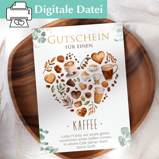 Kaffee Gutschein Herzensprojekt Manufaktur