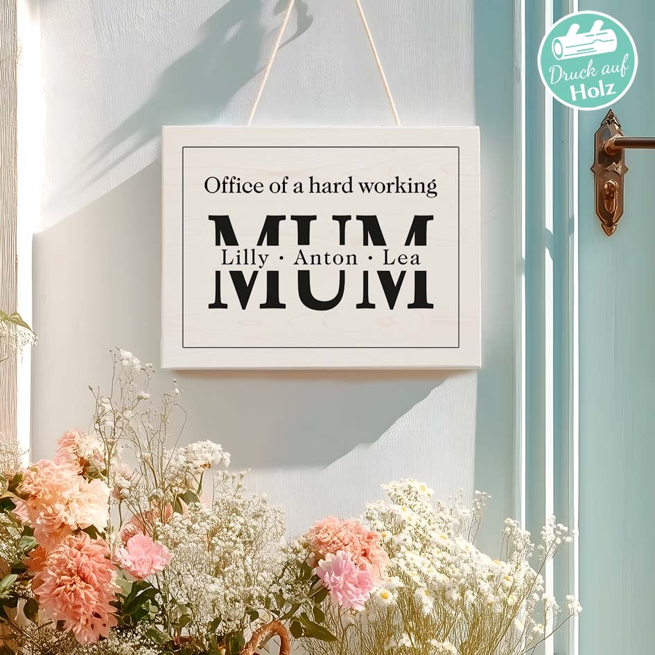 Mama Schild Herzensprojekt Manufaktur