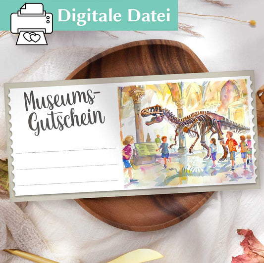 Museum Gutschein Vorlage Herzensprojekt Manufaktur