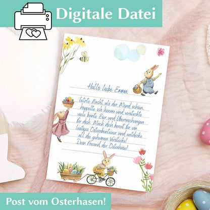 Osterhase Brief Herzensprojekt Manufaktur