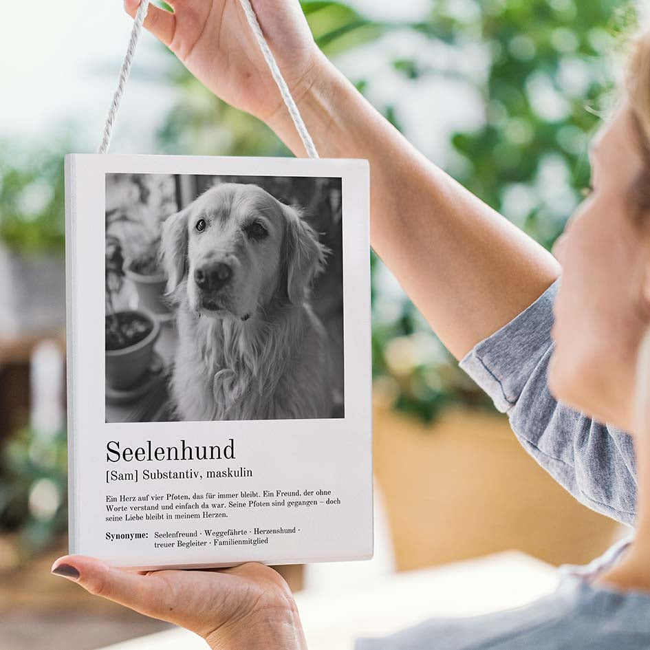 Personalisierte Erinnerung Hund Herzensprojekt Manufaktur
