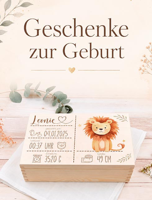 Personalisierte Geschenke zur Geburt