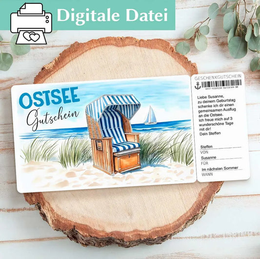 Reisegutschein Ostsee Herzensprojekt Manufaktur