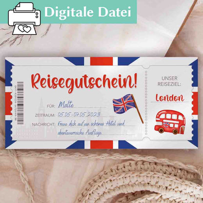 Reisegutschein London Herzensprojekt Manufaktur