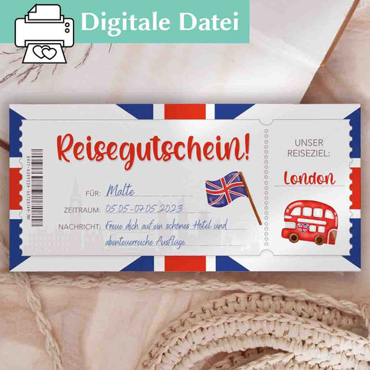 Reisegutschein London Herzensprojekt Manufaktur