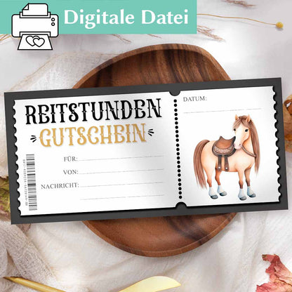 Reitstunden Gutschein Herzensprojekt Manufaktur