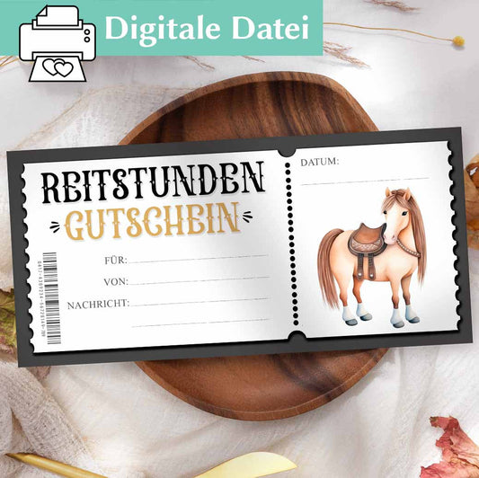 Reitstunden Gutschein Herzensprojekt Manufaktur