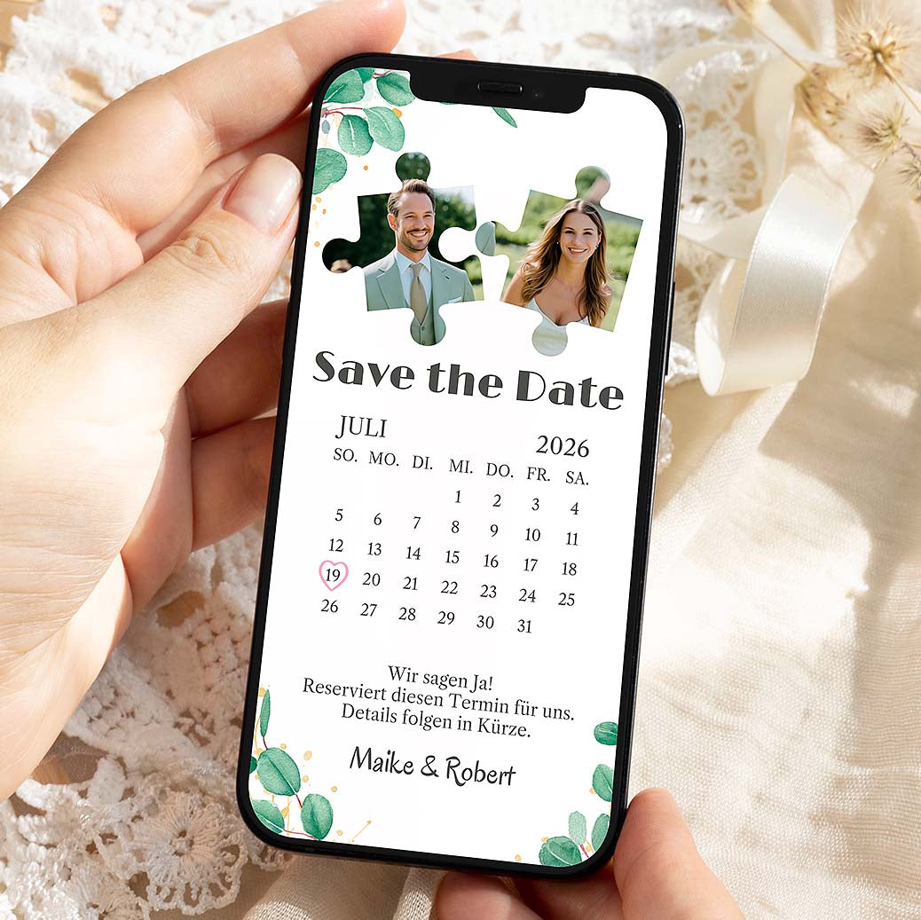 Save the Date Digital WhatsApp Herzensprojekt Manufaktur