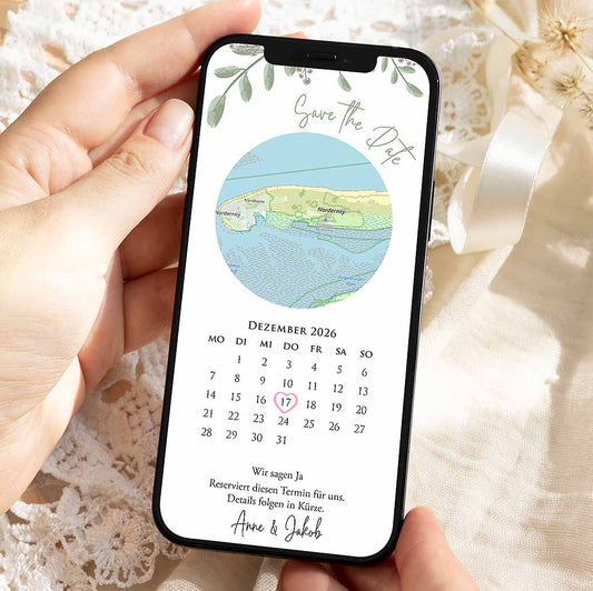 Save the Date E-Card Herzensprojekt Manufaktur