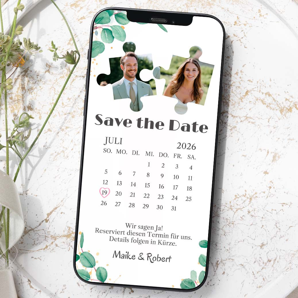 Save the Date Digital WhatsApp Herzensprojekt Manufaktur