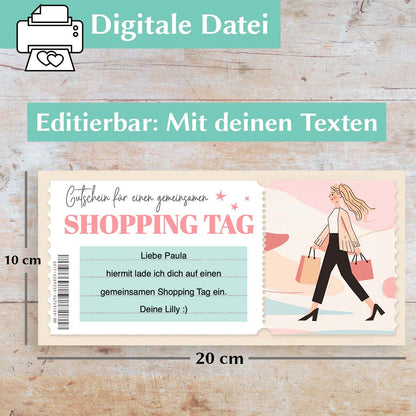 Shopping Tag Gutschein Herzensprojekt Manufaktur