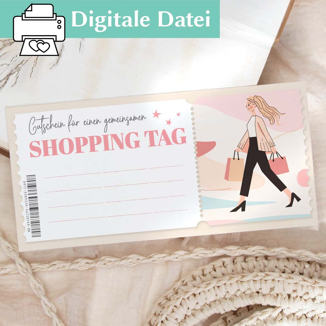 Shopping Tag Gutschein Herzensprojekt Manufaktur