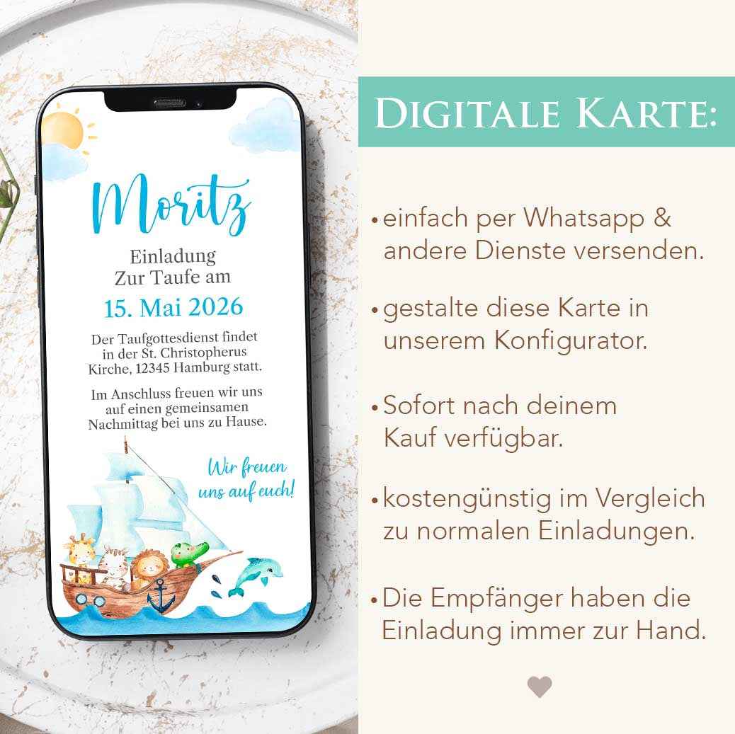 Taufe Einladung