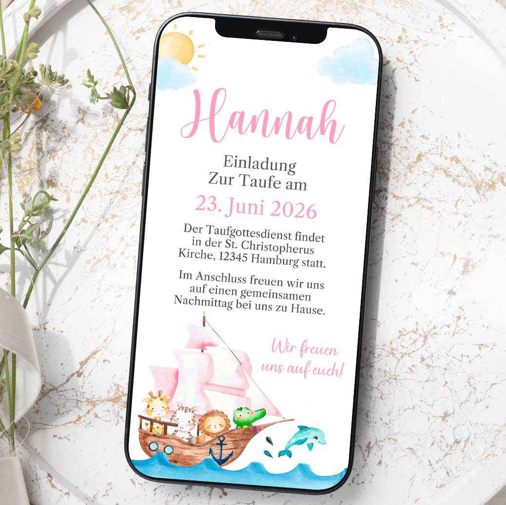 Taufe Einladung