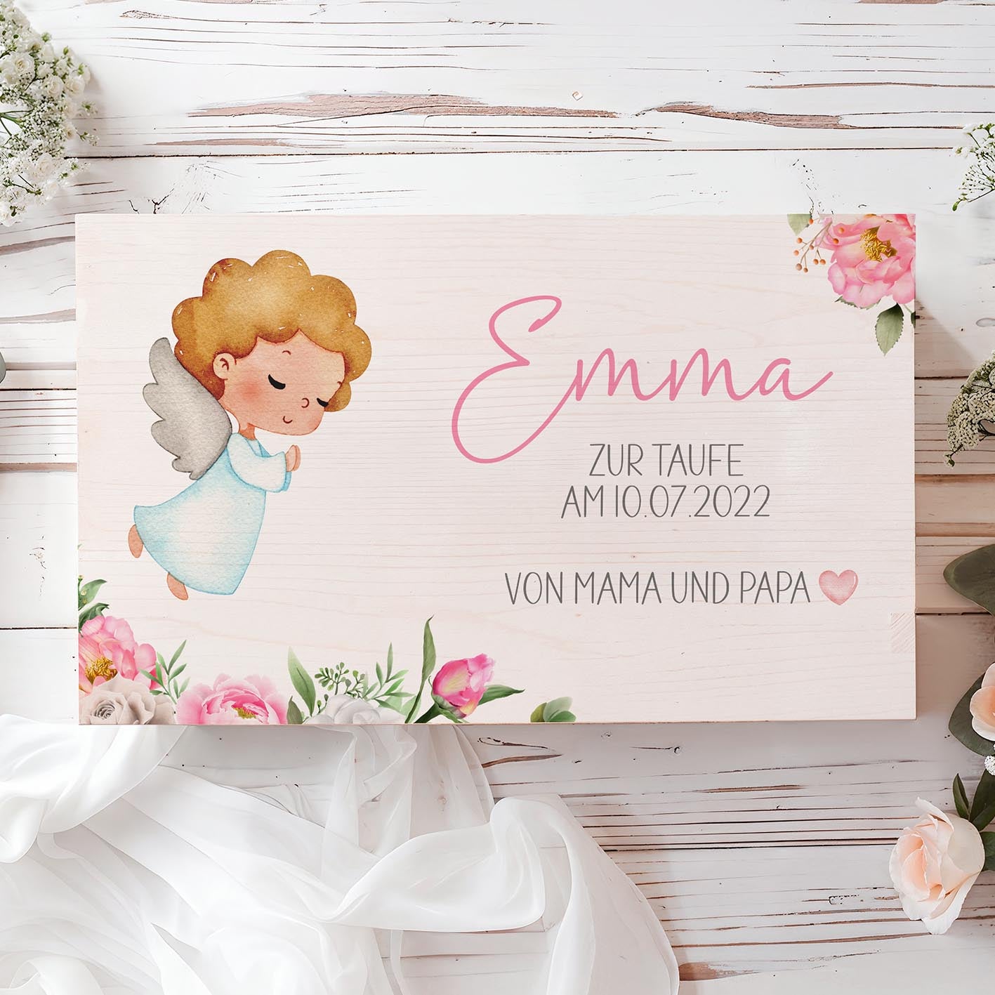 Taufgeschenk für Mädchen Herzensprojekt Manufaktur