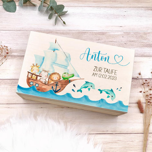 Erinnerungsbox zur Taufe Herzensprojekt Manufaktur