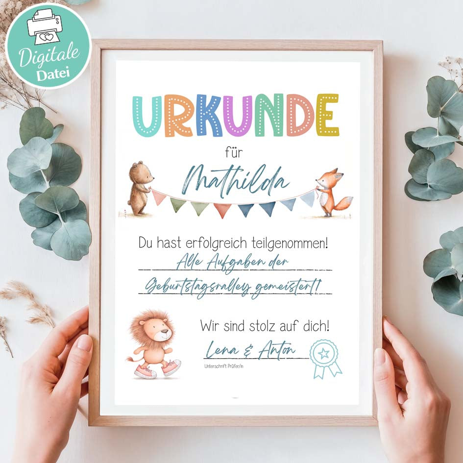 Urkunde Vorlage Herzensprojekt Manufaktur