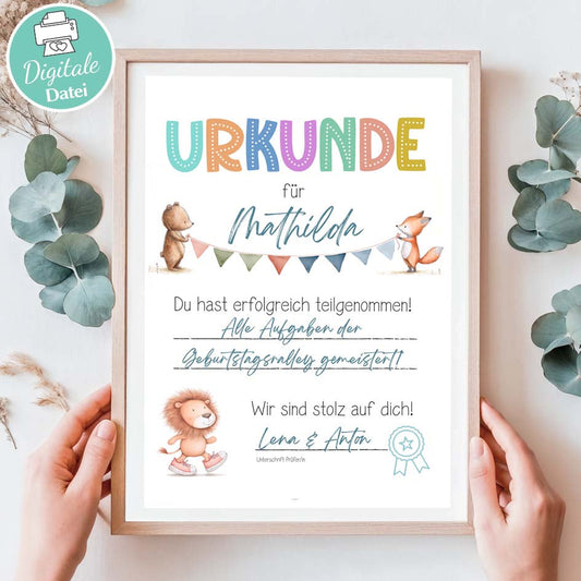Urkunde Vorlage Herzensprojekt Manufaktur