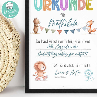 Urkunde Vorlage Herzensprojekt Manufaktur
