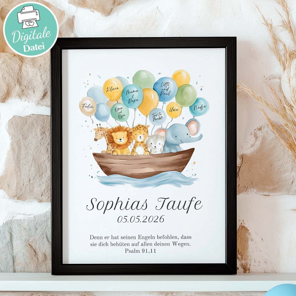 Vorlage Taufe Herzensprojekt Manufaktur